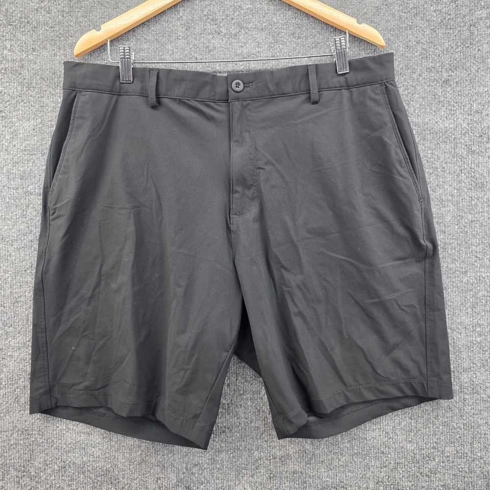 Greg Norman Mens Protek Golf Shorts Black Size 38 Performance Stretch‎